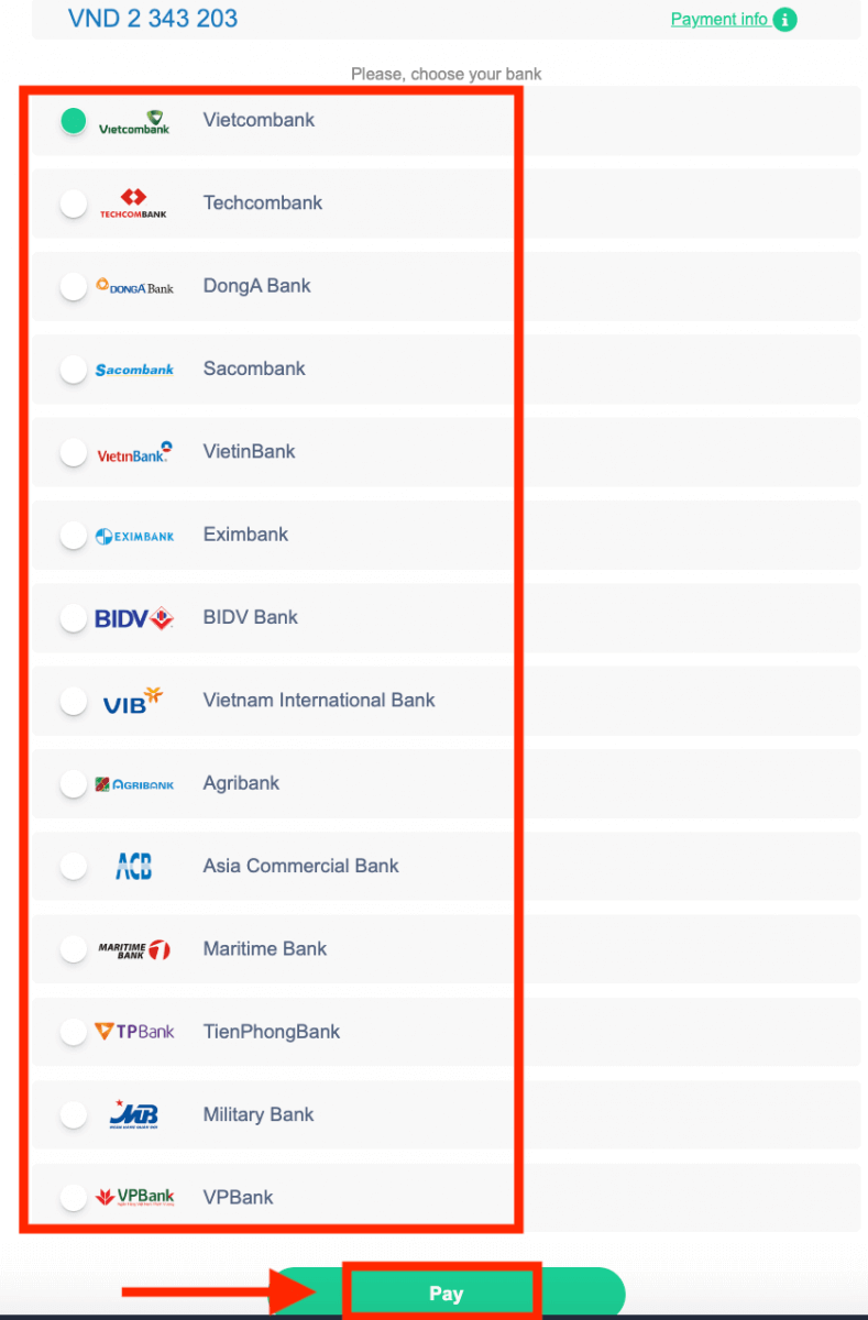 Indbetal penge i ExpertOption via internetbank Indbetal penge i ExpertOption via internetbank