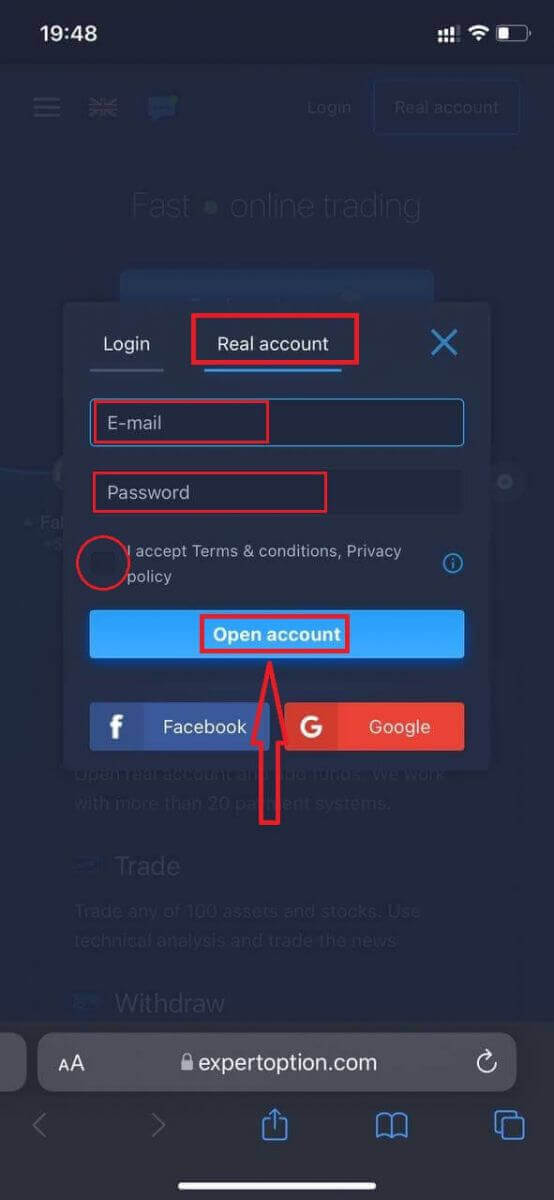 How to Create an Account and Register with ExpertOption