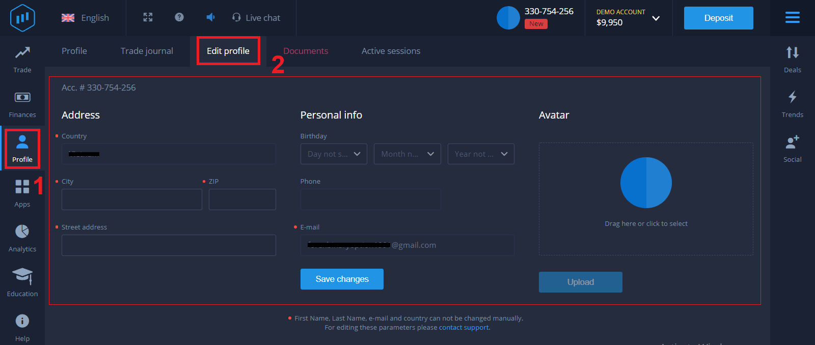 Como fazer login e verificar a conta em ExpertOption Como fazer login e verificar a conta em ExpertOption