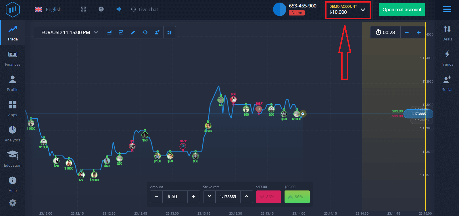 วิธีเปิดบัญชีทดลองบน ExpertOption วิธีเปิดบัญชีทดลองบน ExpertOption