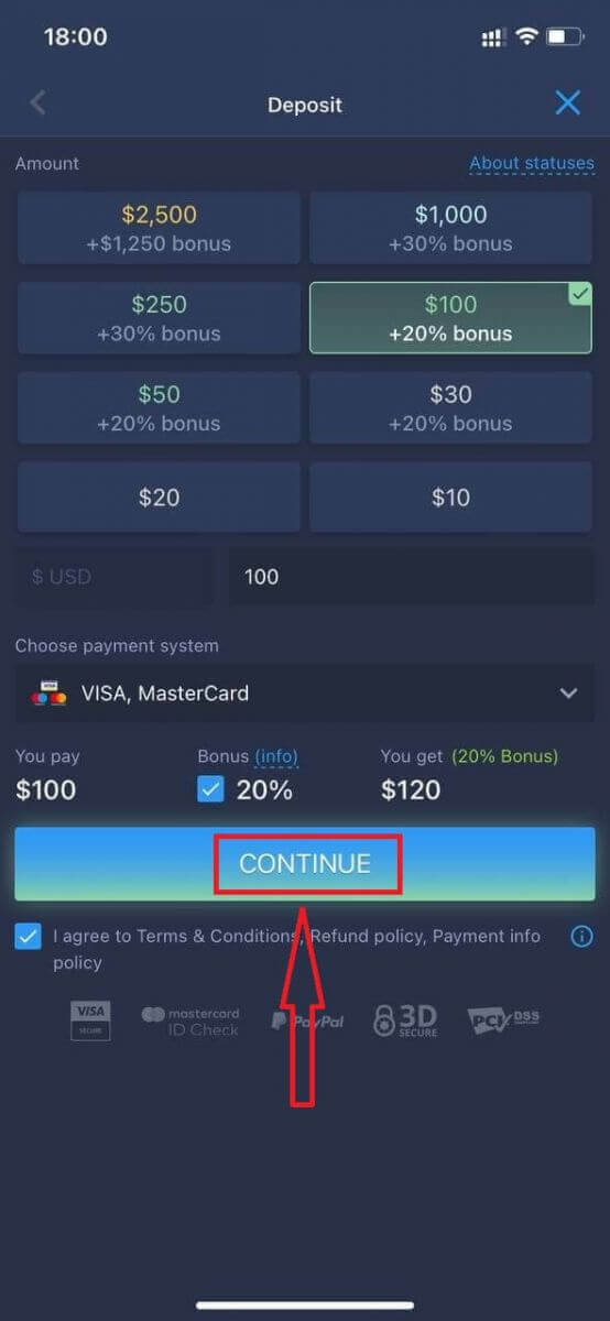 วิธีเปิดบัญชีและฝากเงินเข้า ExpertOption