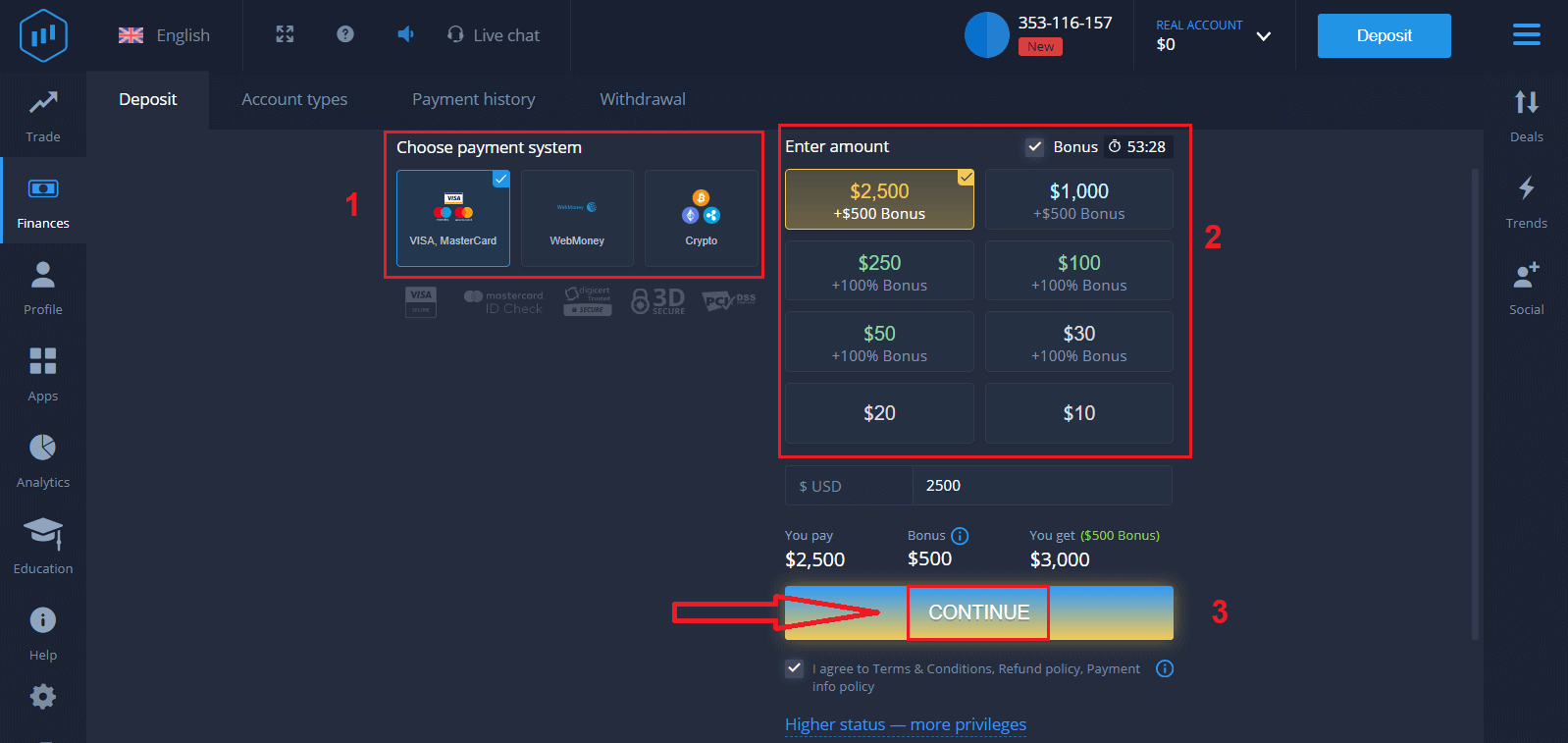 How to Register Account on ExpertOption