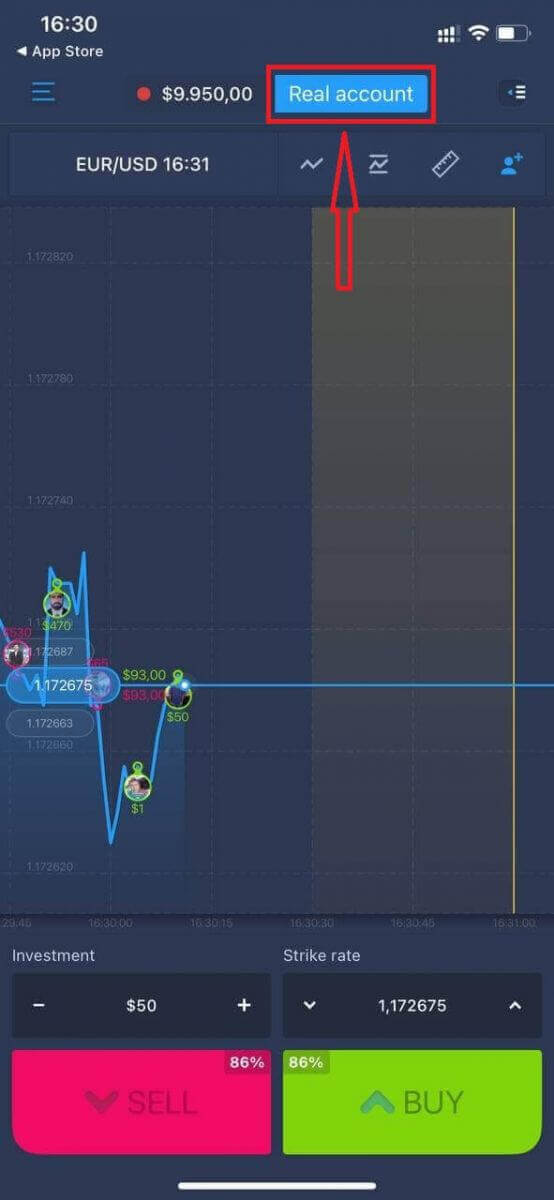 Sådan registreres og hæves penge på ExpertOption