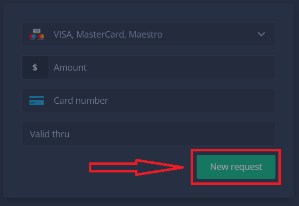 Com registrar i retirar diners a ExpertOption
