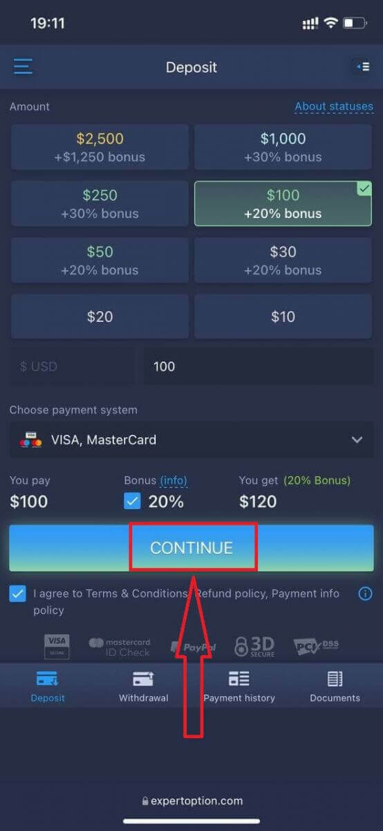 Sådan tilmelder du dig ExpertOption Sådan tilmelder du dig ExpertOption